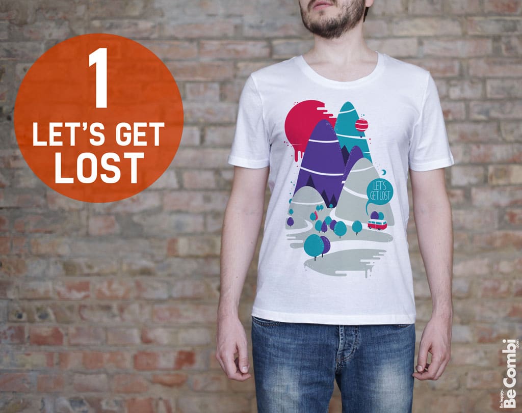 T-shirt BeCombi n°1 - Let's get lost
