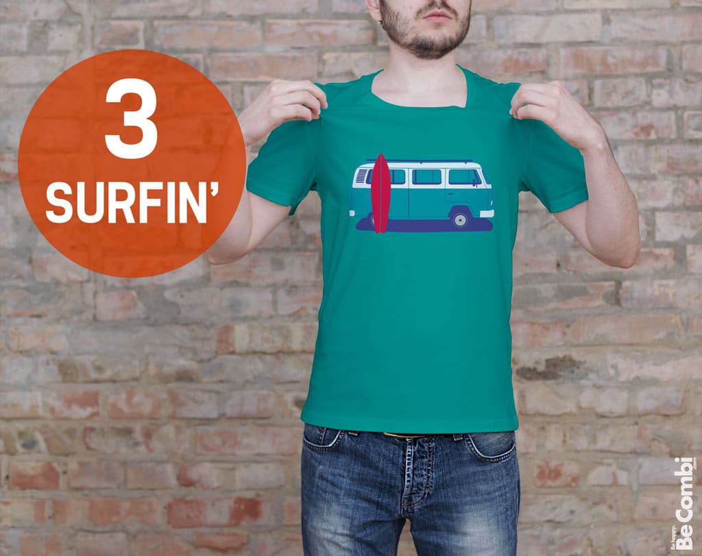 T-shirt BeCombi n°3 - Surfin'