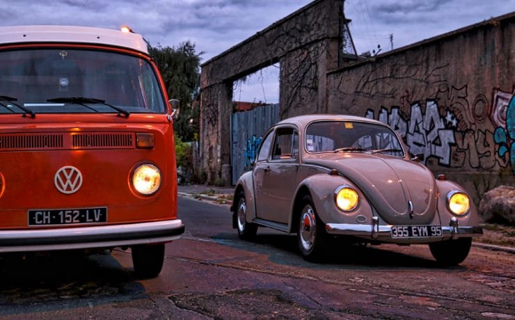 Un dimanche a Paris en VW Combi une