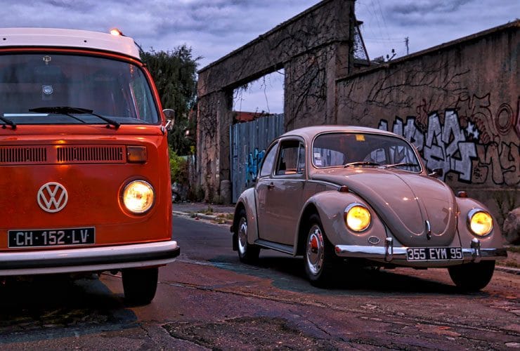 Un dimanche a Paris en VW Combi une