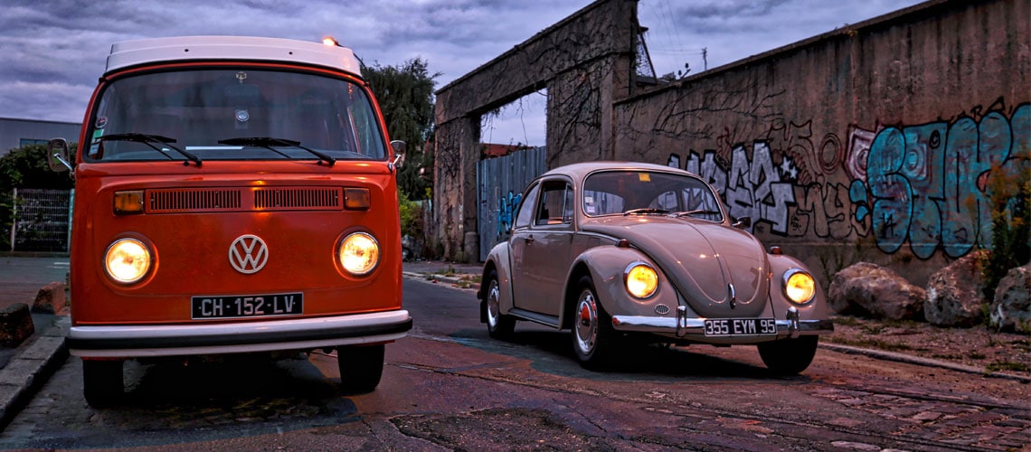 Un dimanche a Paris en VW Combi une