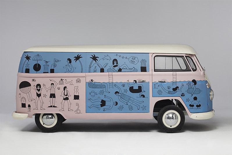 VW Split par Martina Pokova pour Pull&Bear | Be Combi