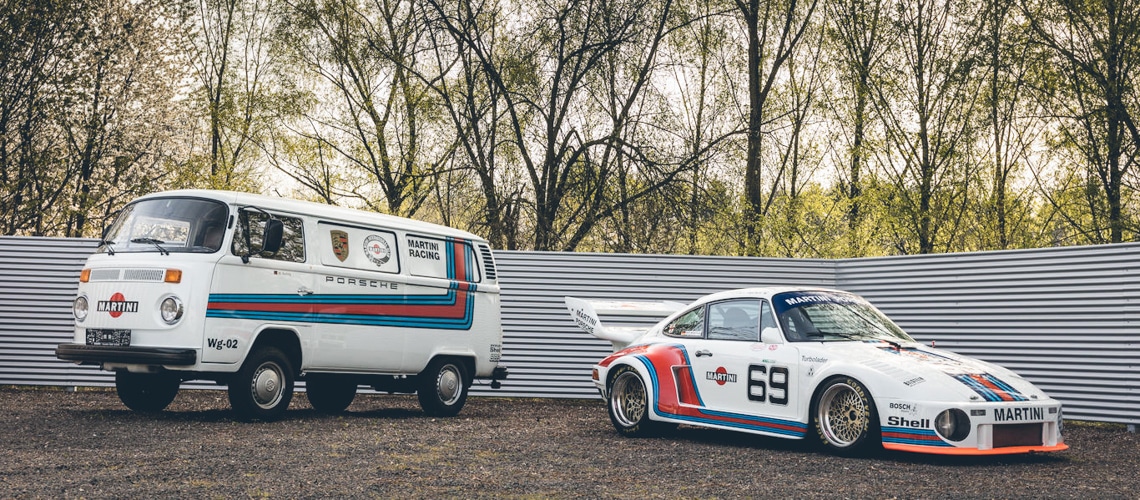 Duo Porsche et VW Combi Martini Une Be Combi 10