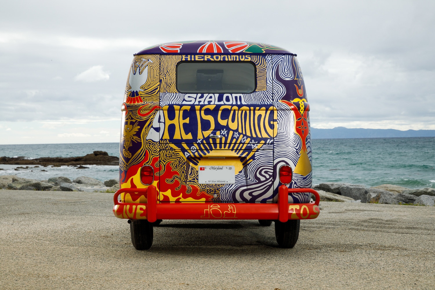 The Woodstock VW Bus 50 ans après BeCombi 10