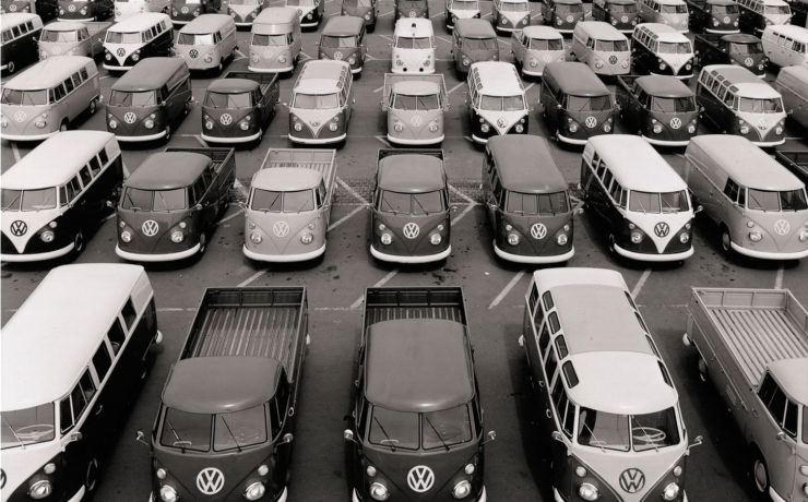 Différentes versions du VW Combi