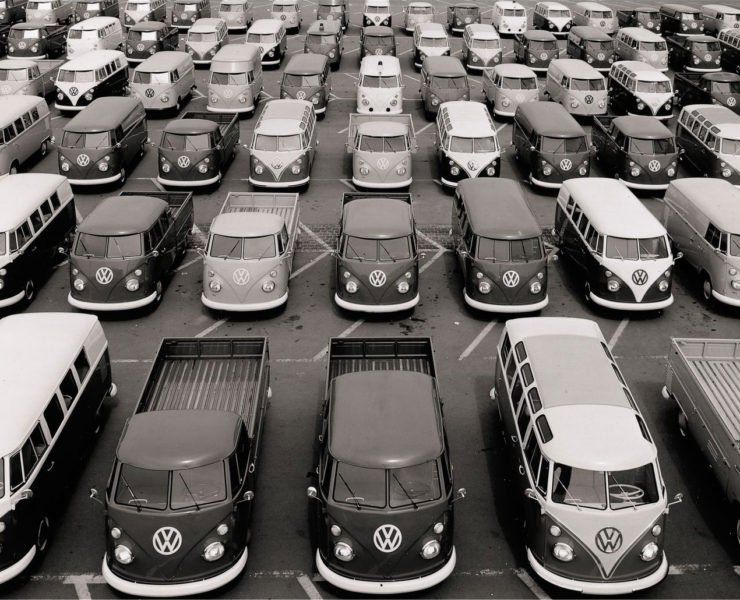 Différentes versions du VW Combi