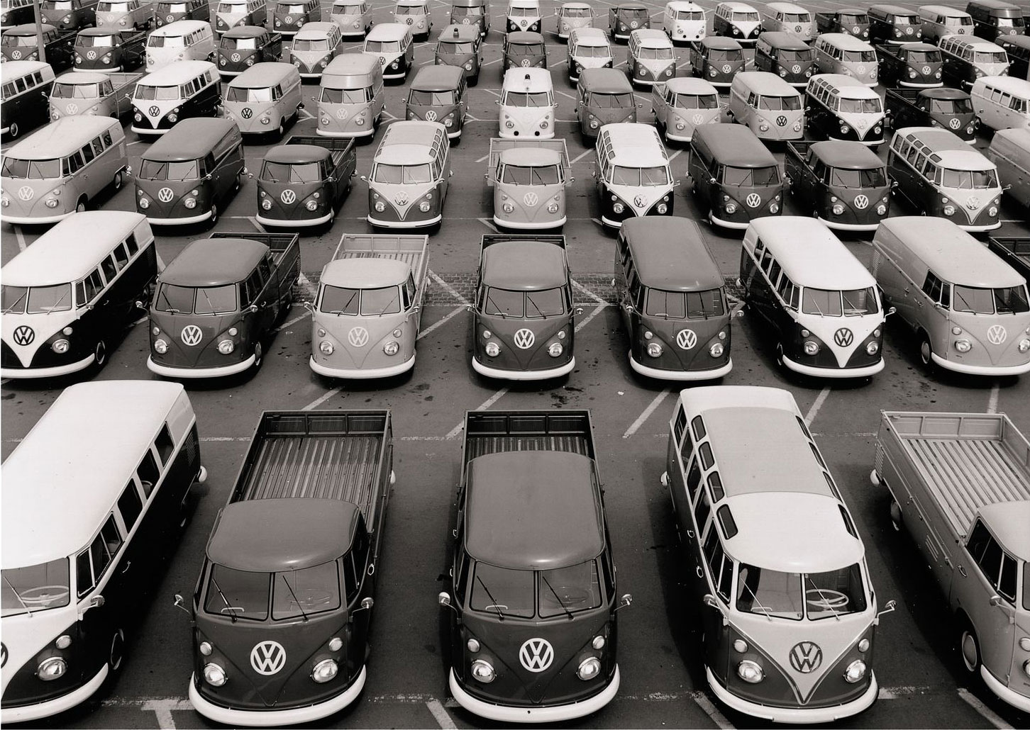 Différentes versions du VW Combi