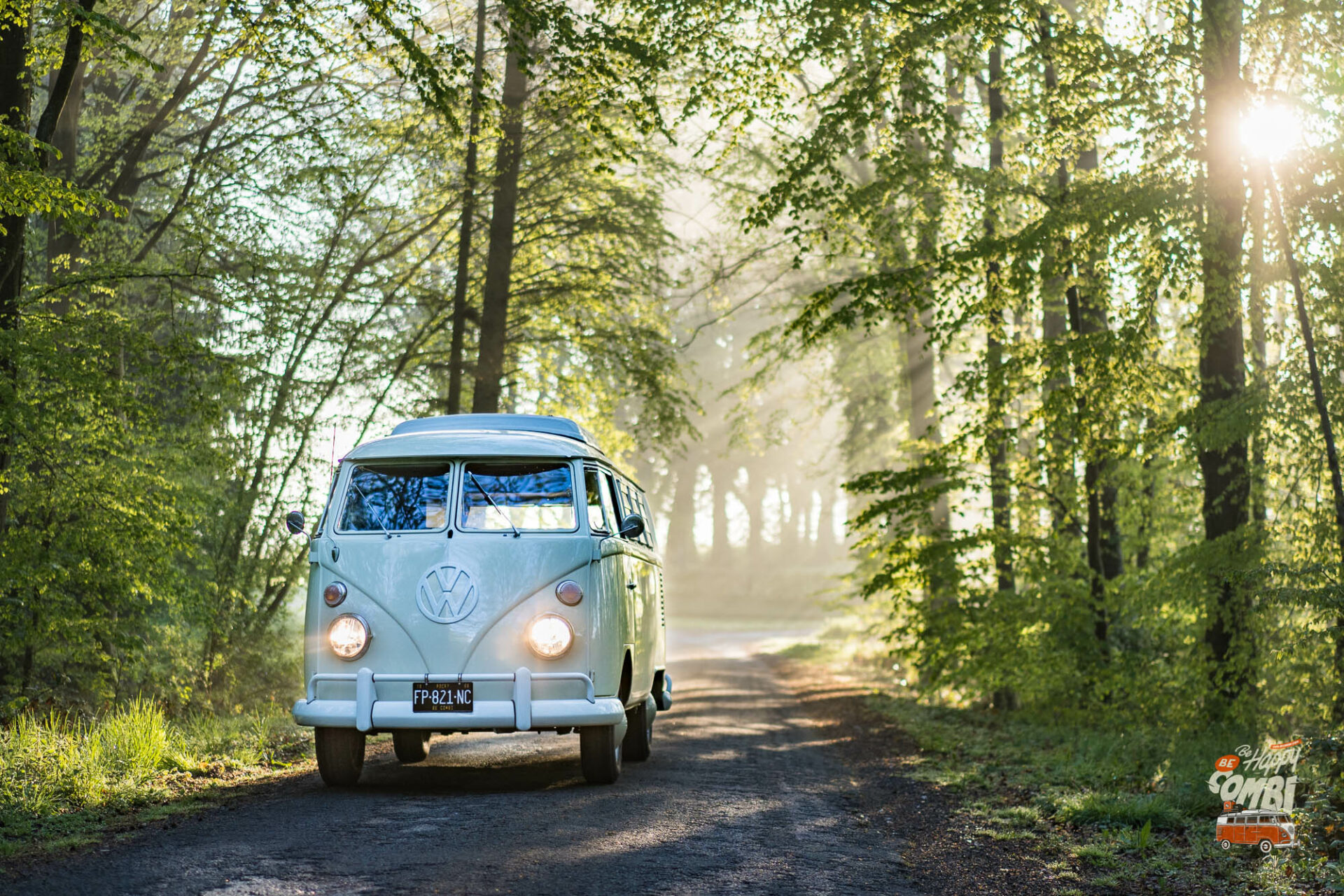 Sortie matinale avec Rocky - VW Camper 1966 - BeCombi