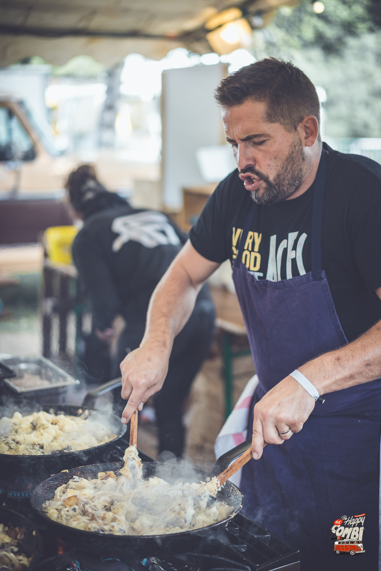 Préparation de la truffade au Festival Aces Expérience